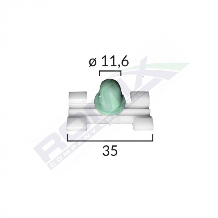 Element Fixare Bandouri Laterale Pentru Bmw 3 E46 Set 10 Buc [2]