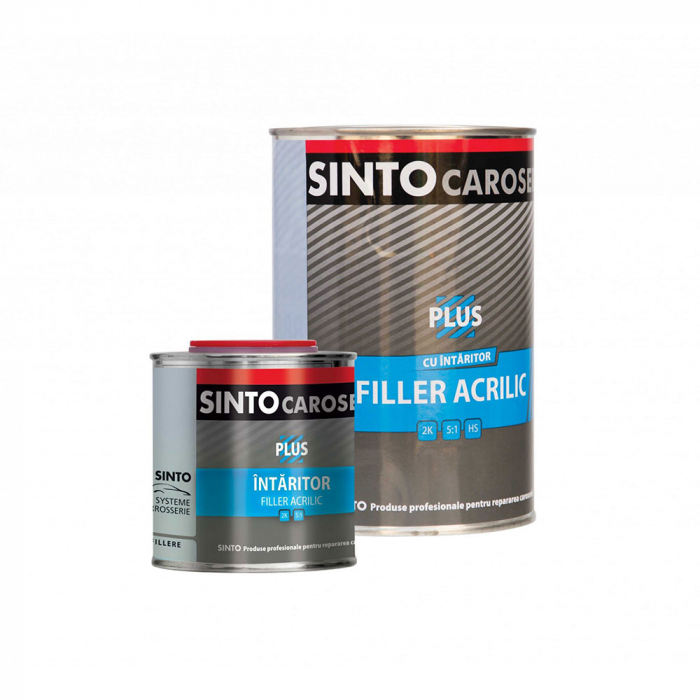 Filler Acrilic 'Plus' 5:1 Cu Intaritor, Alb (0.75L + 0.15L) Sinto [1]