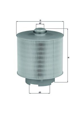 Filtru aer KNECHT LX1006/1D [2]