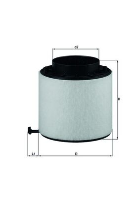 Filtru aer KNECHT LX2092D [2]