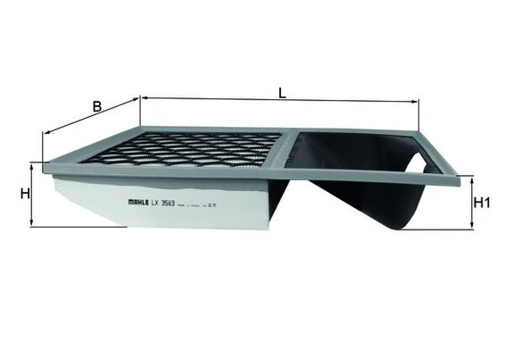 Filtru aer KNECHT LX3583 [1]