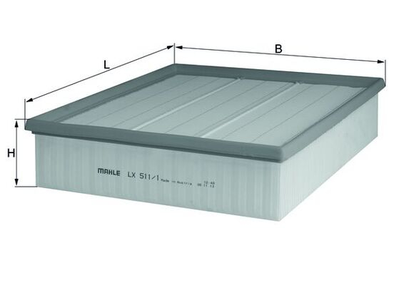 Filtru aer KNECHT LX511/1 [2]