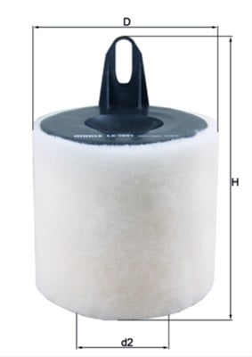 Filtru aer MAHLE LX1651 [2]