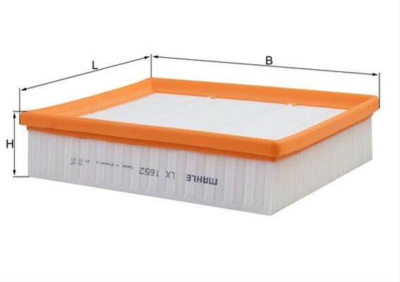 Filtru aer MAHLE LX1652 [1]