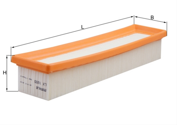 Filtru aer MAHLE LX1655 [1]
