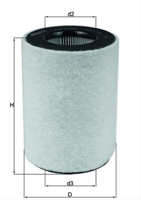 Filtru aer MAHLE LX1792 [1]