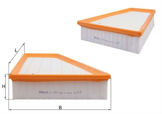 Filtru aer MAHLE LX1885 [1]