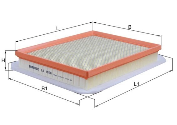 Filtru aer MAHLE LX1926 [1]