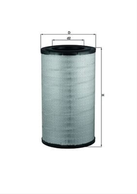 Filtru aer MAHLE LX2081 [1]