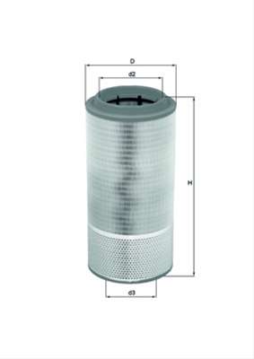 Filtru aer MAHLE LX2109 [1]