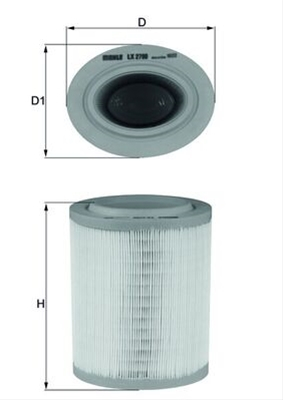Filtru aer MAHLE LX2790 [1]