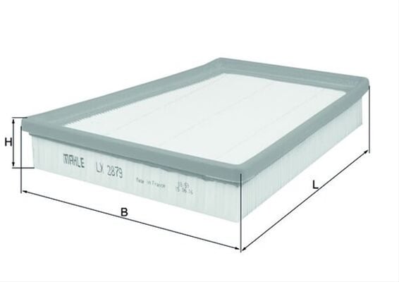 Filtru aer MAHLE LX2879 [1]
