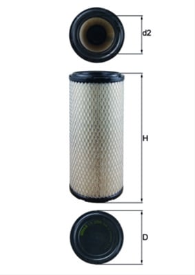 Filtru aer MAHLE LX2959 [1]