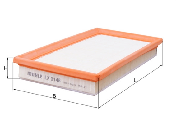 Filtru aer MAHLE LX3148 [1]