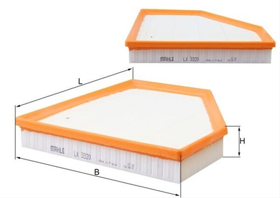 Filtru aer MAHLE LX3320 [1]