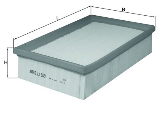 Filtru aer MAHLE LX3579 [1]