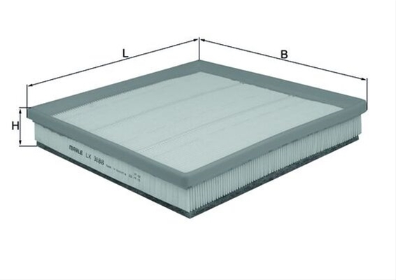 Filtru aer MAHLE LX3888 [1]