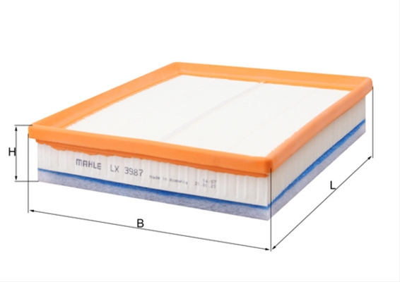 Filtru aer MAHLE LX3987 [1]