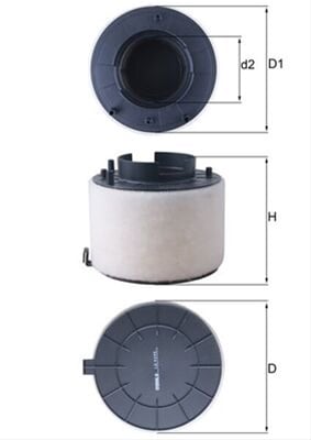 Filtru aer MAHLE LX4249 [1]