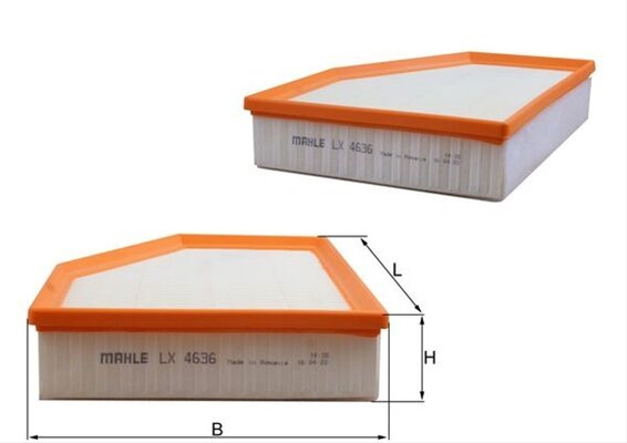 Filtru aer MAHLE LX4636 [1]