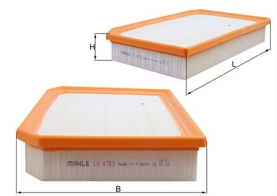 Filtru aer MAHLE LX4783 [1]