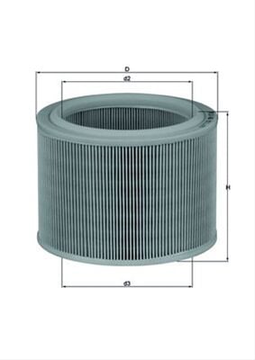 Filtru aer MAHLE LX486 [1]