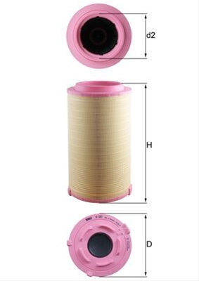 Filtru aer MAHLE LX5051 [1]