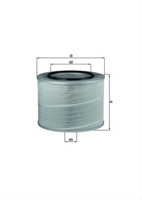 Filtru aer MAHLE LX506 [1]