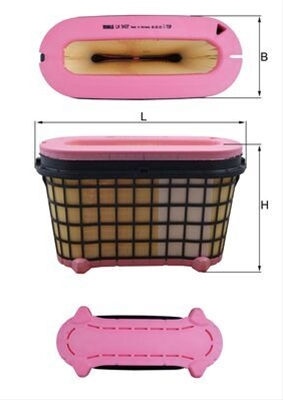 Filtru aer MAHLE LX5437 [1]