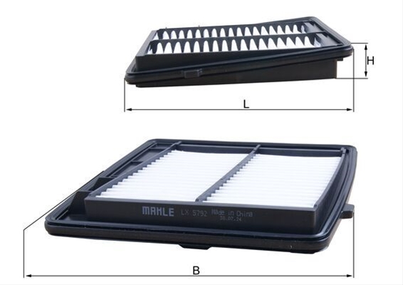 Filtru aer MAHLE LX5792 [1]
