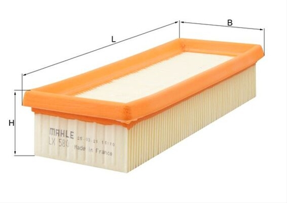 Filtru aer MAHLE LX580 [1]