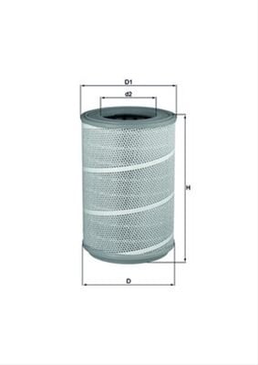 Filtru aer MAHLE LX604/1 [1]