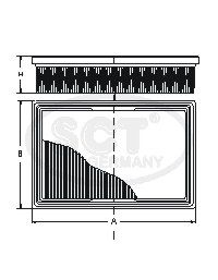 Filtru aer SCT-MANNOL SB 2196 [3]