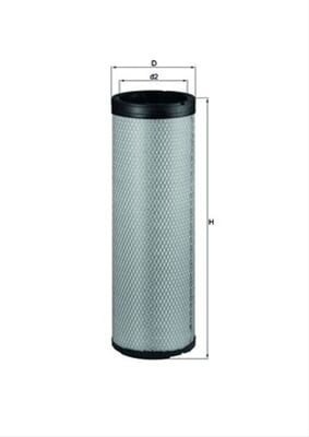 Filtru aer secundar MAHLE LXS223 [1]