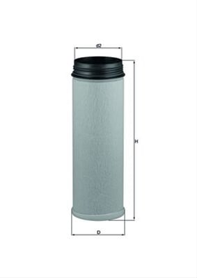 Filtru aer secundar MAHLE LXS277 [1]