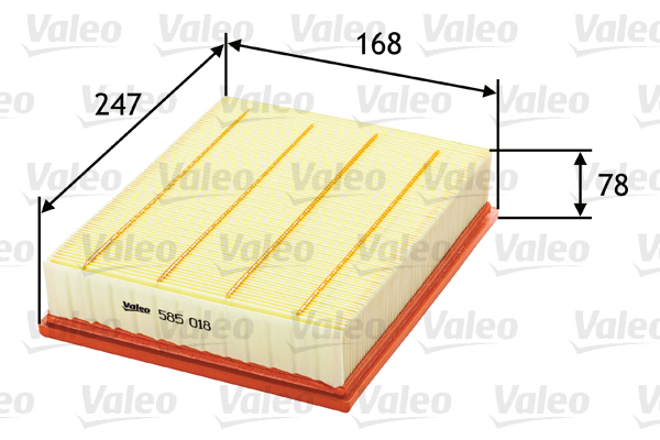 Filtru aer VALEO 585018 [2]