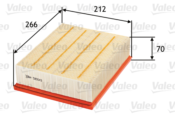 Filtru aer VALEO 585043 [2]