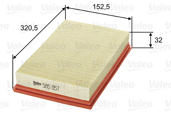 Filtru aer VALEO 585057 [2]