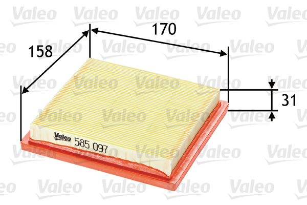 Filtru aer VALEO 585097 [2]