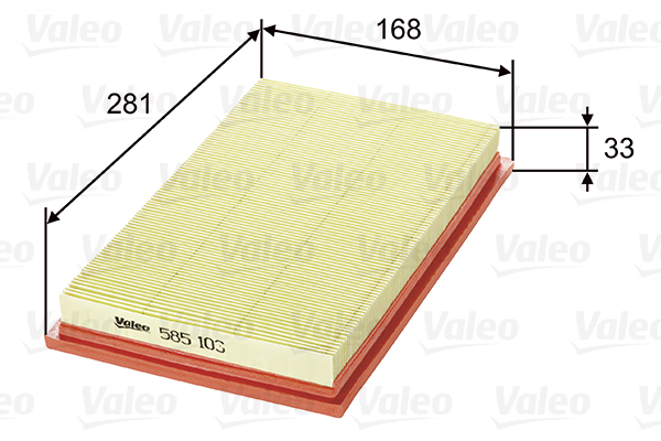 Filtru aer VALEO 585103 [3]