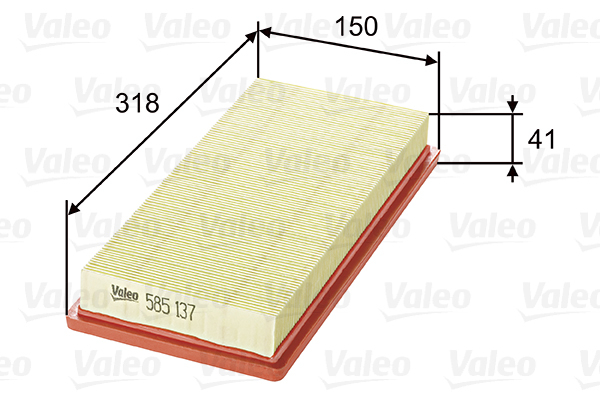 Filtru aer VALEO 585137 [1]