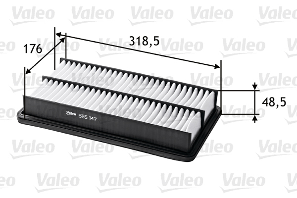Filtru aer VALEO 585147 [3]