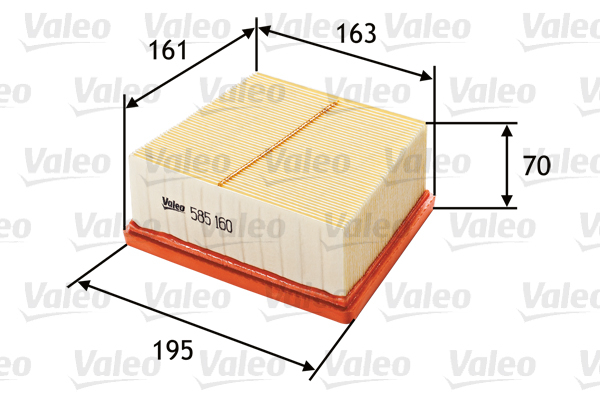 Filtru aer VALEO 585160 [2]