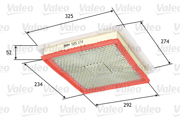 Filtru aer VALEO 585174 [2]