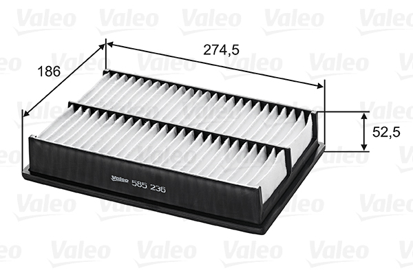 Filtru aer VALEO 585236 [1]