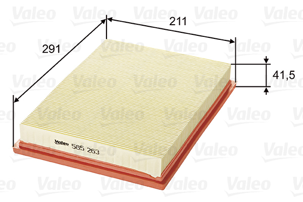 Filtru aer VALEO 585263 [2]