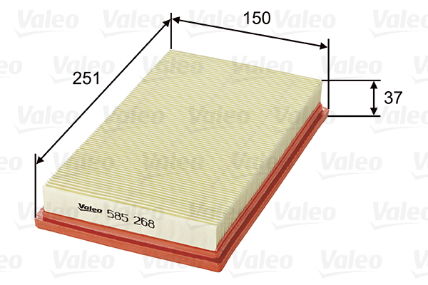 Filtru aer VALEO 585268 [3]