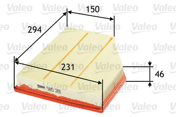 Filtru aer VALEO 585281 [3]