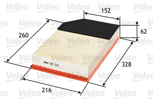 Filtru aer VALEO 585320 [2]