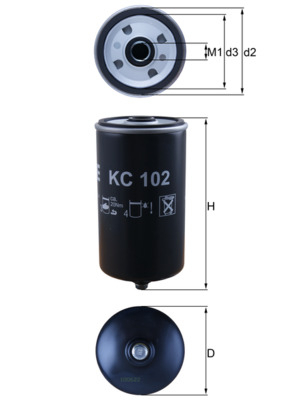 Filtru combustibil KNECHT KC102 [1]